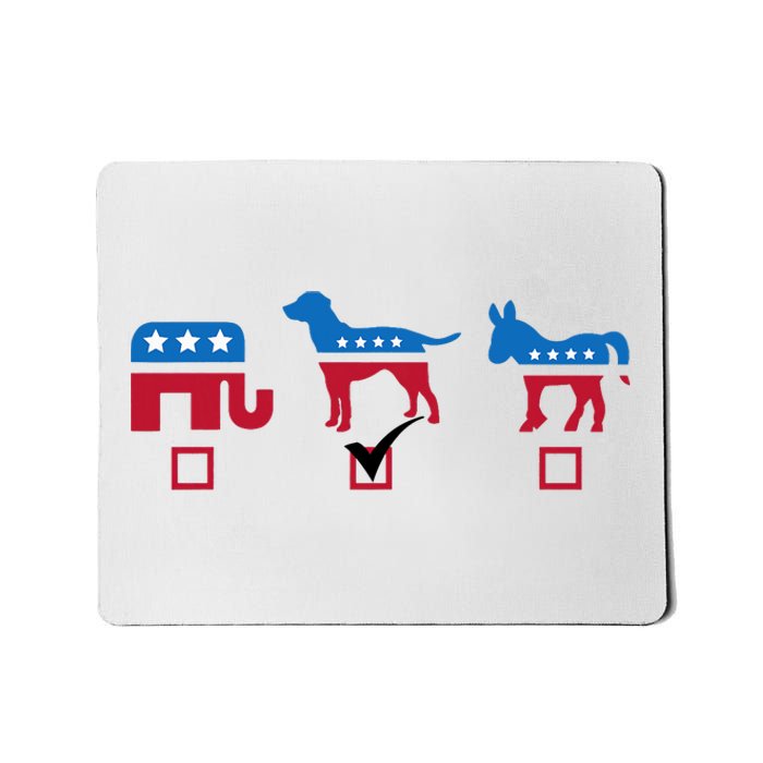 Elephant Dog Donkey Choose My Dog Would Do A Better Job Mousepad