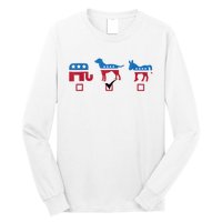 Elephant Dog Donkey Choose My Dog Would Do A Better Job Long Sleeve Shirt