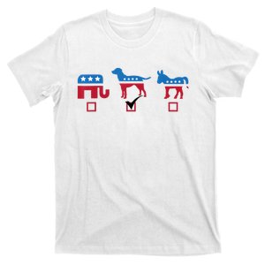 Elephant Dog Donkey Choose My Dog Would Do A Better Job T-Shirt