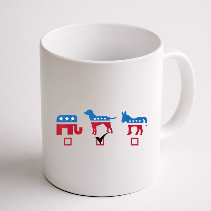 Elephant Dog Donkey Choose My Dog Would Do A Better Job Coffee Mug