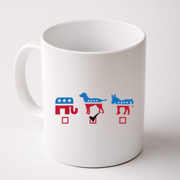 Elephant Dog Donkey Choose My Dog Would Do A Better Job Coffee Mug