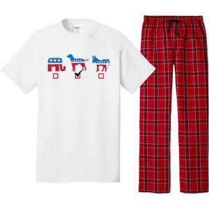 Elephant Dog Donkey Choose My Dog Would Do A Better Job Pajama Set