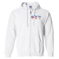 Elephant Dog Donkey Choose My Dog Would Do A Better Job Full Zip Hoodie