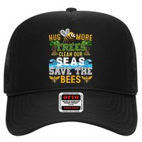 Earth Day Design Hug More Trees Clean Our Seas Save The Bees Gift Hat