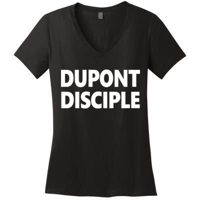 Entrapranure Dupont Disciple Women's V-Neck T-Shirt