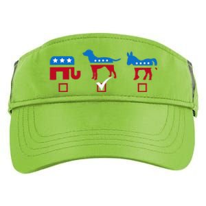 Elephant Dog Donkey Choose My Dog Would Do A Better Job Adult Drive Performance Visor