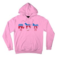 Elephant Dog Donkey Choose My Dog Would Do A Better Job Hoodie