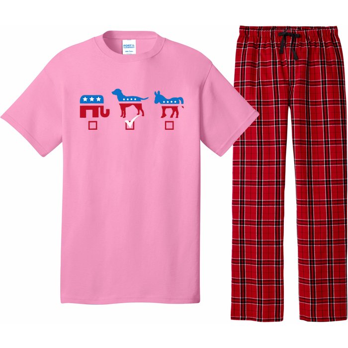 Elephant Dog Donkey Choose My Dog Would Do A Better Job Pajama Set