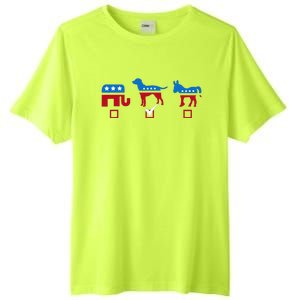 Elephant Dog Donkey Choose My Dog Would Do A Better Job Tall Fusion ChromaSoft Performance T-Shirt