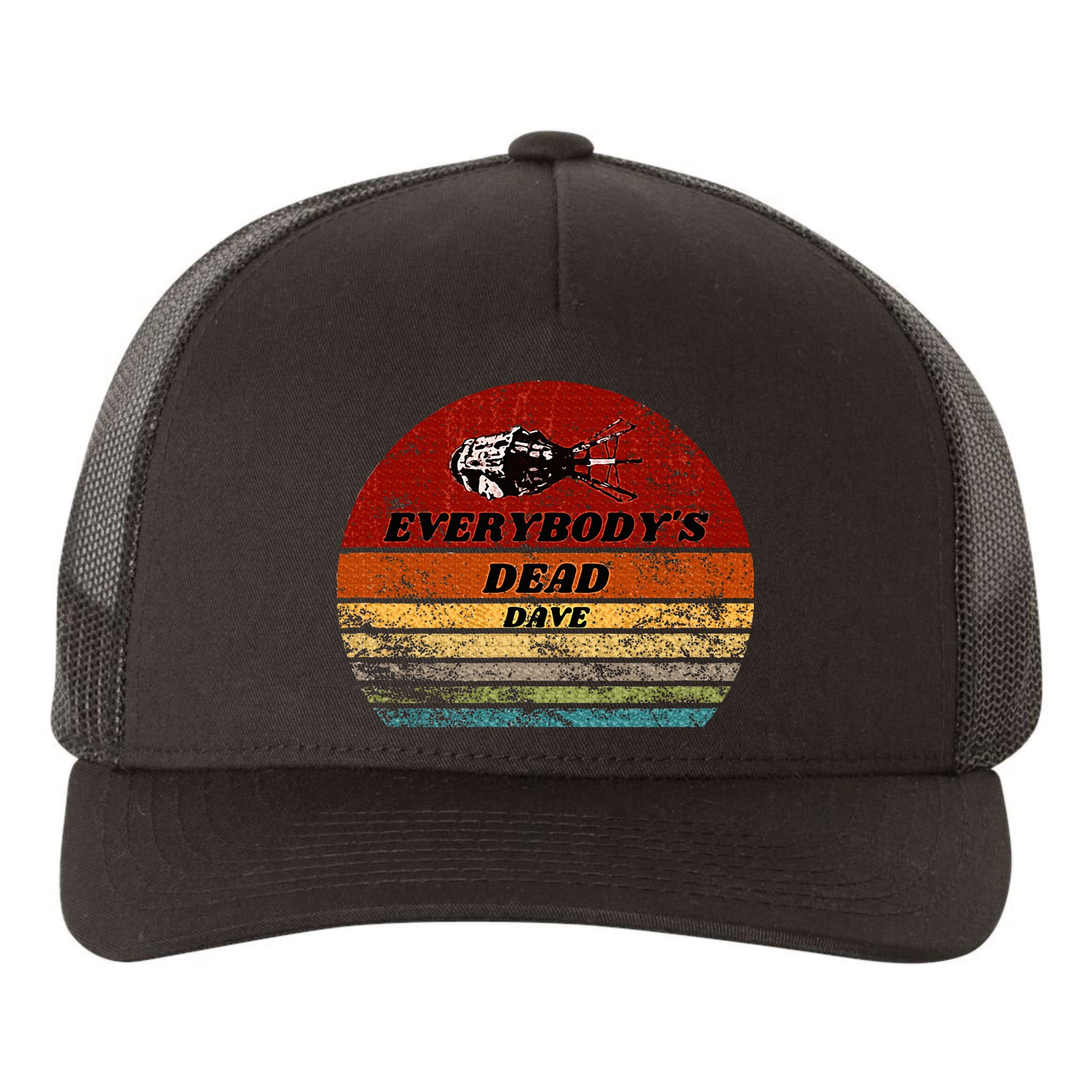 EverybodyS Dead Dave Retro Sunset Holly Red Dwarf Yupoong Adult 5-Panel Trucker Hat
