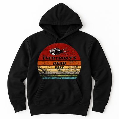 EverybodyS Dead Dave Retro Sunset Holly Red Dwarf Hoodie