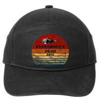 EverybodyS Dead Dave Retro Sunset Holly Red Dwarf 7-Panel Snapback Hat