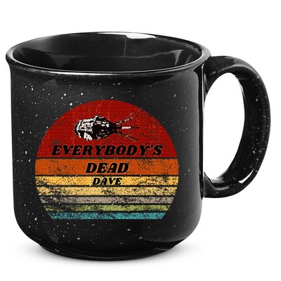 EverybodyS Dead Dave Retro Sunset Holly Red Dwarf 15oz Campfire Ceramic Mug
