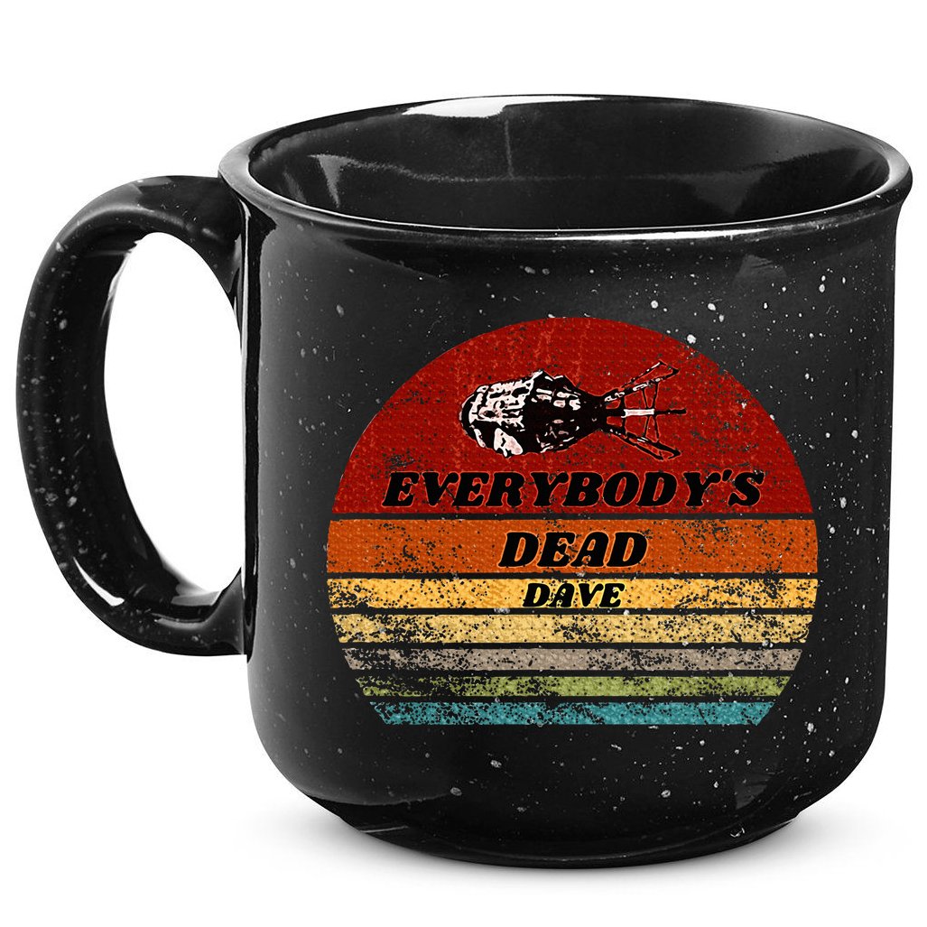 EverybodyS Dead Dave Retro Sunset Holly Red Dwarf 15oz Campfire Ceramic Mug