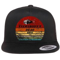 EverybodyS Dead Dave Retro Sunset Holly Red Dwarf Flat Bill Trucker Hat