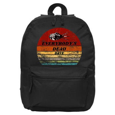 EverybodyS Dead Dave Retro Sunset Holly Red Dwarf 16 in Basic Backpack