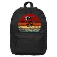 EverybodyS Dead Dave Retro Sunset Holly Red Dwarf 16 in Basic Backpack