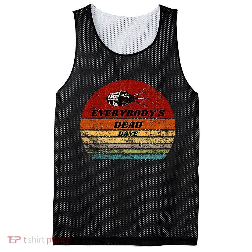 EverybodyS Dead Dave Retro Sunset Holly Red Dwarf Mesh Reversible Basketball Jersey Tank
