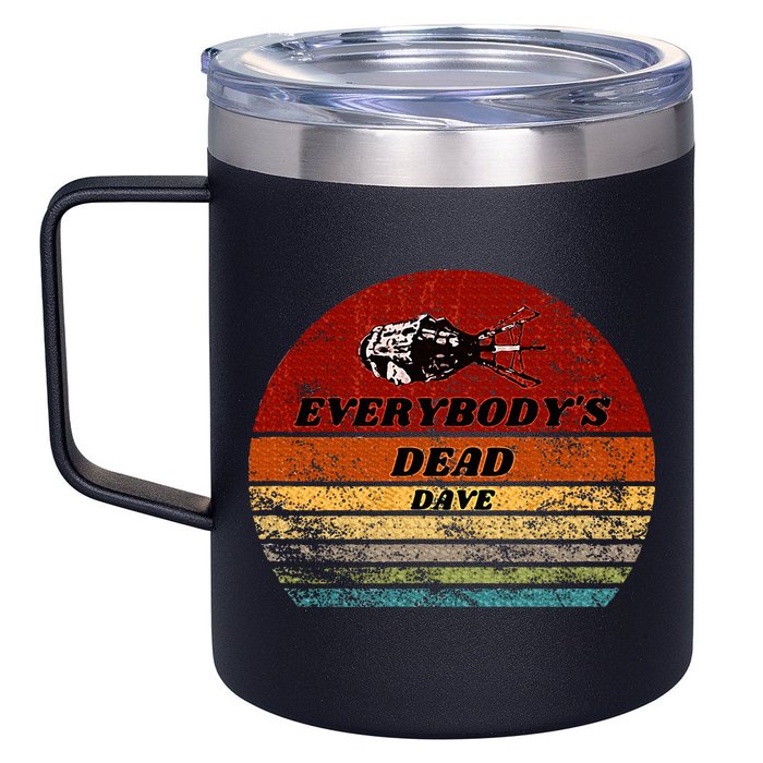 EverybodyS Dead Dave Retro Sunset Holly Red Dwarf 12oz Stainless Steel Coffee Mug