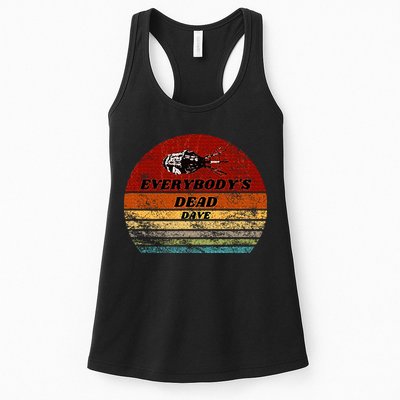 EverybodyS Dead Dave Retro Sunset Holly Red Dwarf Womens Tank Top