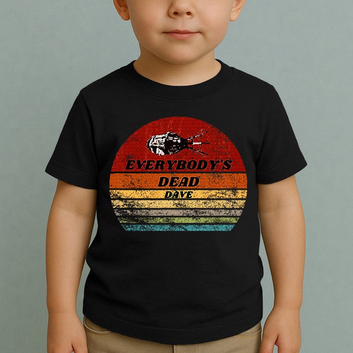 EverybodyS Dead Dave Retro Sunset Holly Red Dwarf Toddler T-Shirt