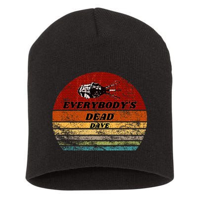 EverybodyS Dead Dave Retro Sunset Holly Red Dwarf Short Acrylic Beanie