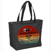 EverybodyS Dead Dave Retro Sunset Holly Red Dwarf Zip Tote Bag
