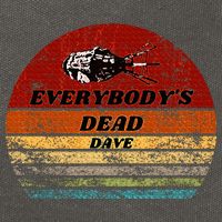EverybodyS Dead Dave Retro Sunset Holly Red Dwarf Cotton Canvas Backpack