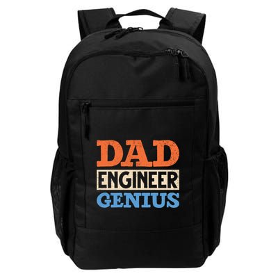 Engineer Dads Dad Engineer Genius Engineering Dad Gift Daily Commute Backpack