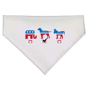 Elephant Dog Donkey Choose My Dog Would Do A Better Job USA-Made Doggie Bandana