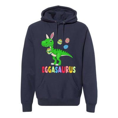 Easter Dinosaur Dino Easter Eggs Basket Cute Premium Hoodie