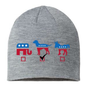 Elephant Dog Donkey Choose My Dog Would Do A Better Job Sustainable Beanie