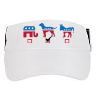 Elephant Dog Donkey Choose My Dog Would Do A Better Job Adult Drive Performance Visor