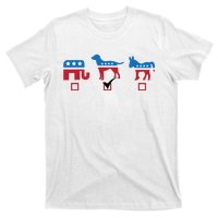 Elephant Dog Donkey Choose My Dog Would Do A Better Job T-Shirt