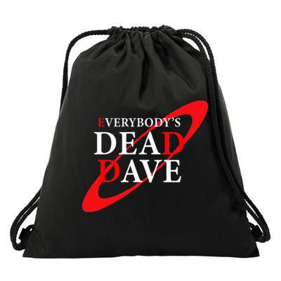 EverybodyS Dead Dave Red Dwarf Holly Drawstring Bag