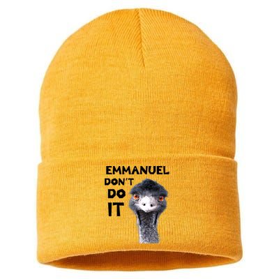 Emmanuel Don't Do It Viral Emu Sustainable Knit Beanie