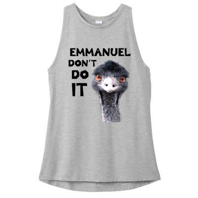 Emmanuel Don't Do It Viral Emu Ladies PosiCharge Tri-Blend Wicking Tank