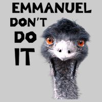 Emmanuel Don't Do It Viral Emu Tie-Dye T-Shirt