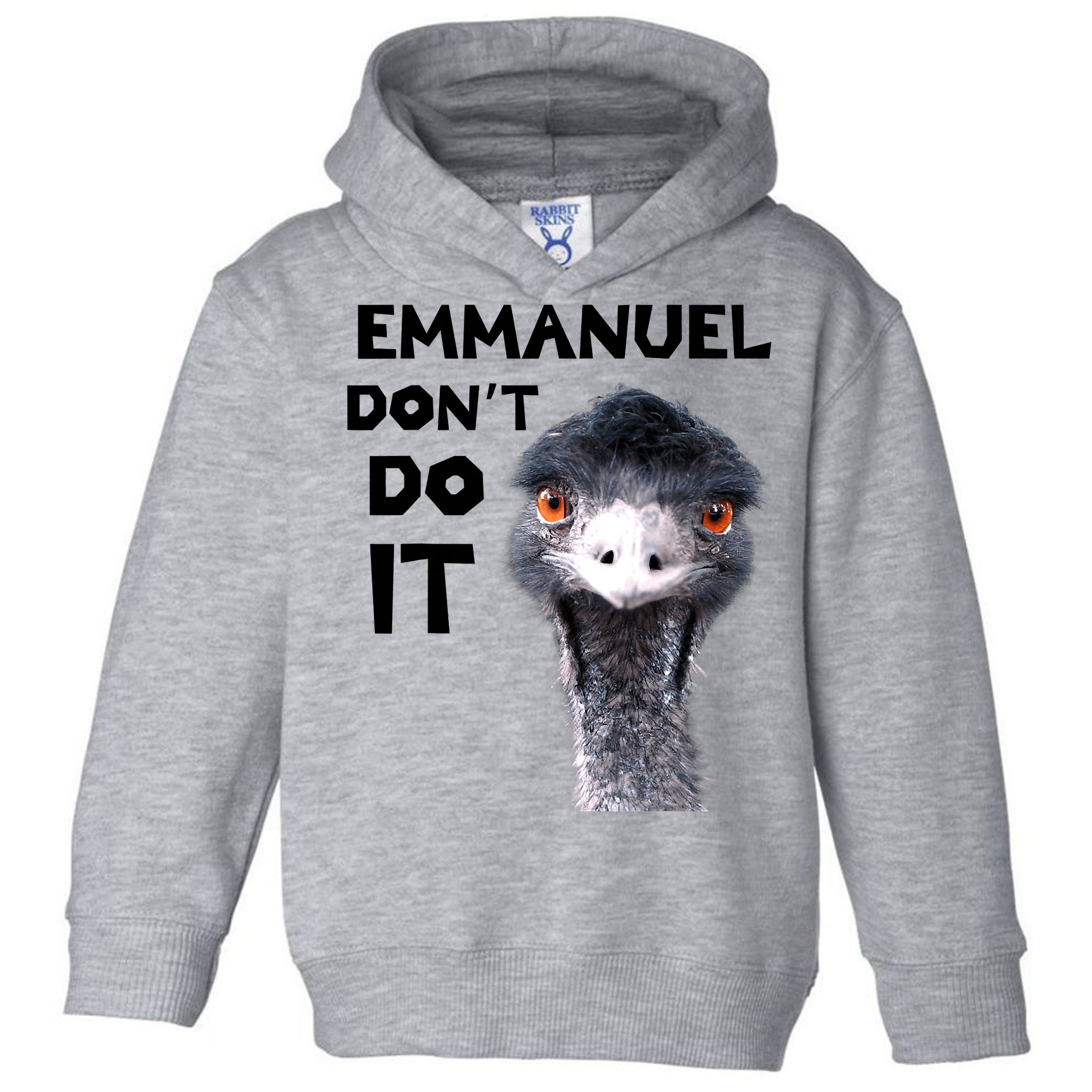Emmanuel Don't Do It Viral Emu Toddler Hoodie