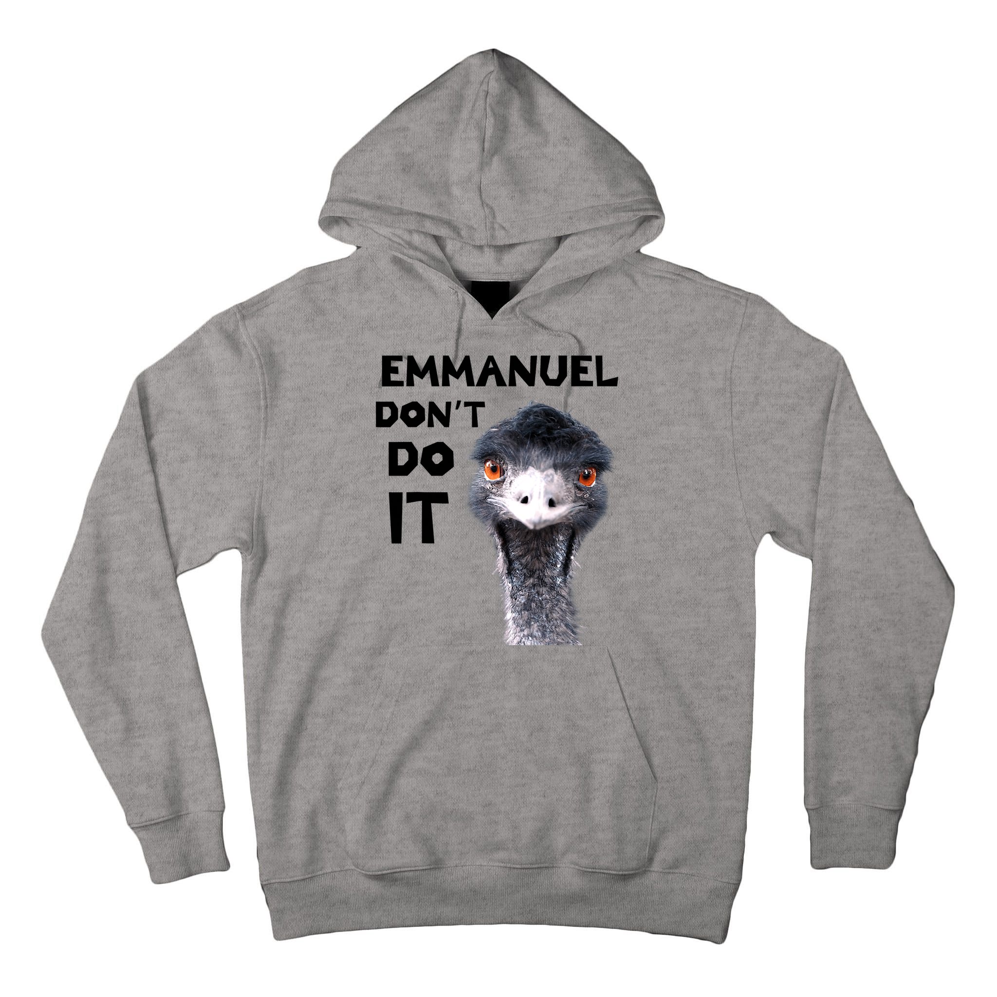 Emmanuel Don't Do It Viral Emu Tall Hoodie