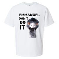 Emmanuel Don't Do It Viral Emu Sueded Cloud Jersey T-Shirt
