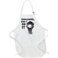 Emmanuel Don't Do It Viral Emu Full-Length Apron With Pockets