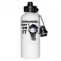 Emmanuel Don't Do It Viral Emu Aluminum Water Bottle