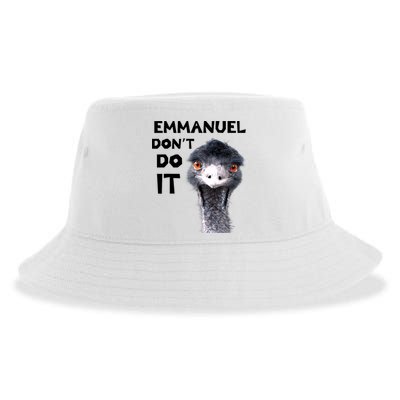 Emmanuel Don't Do It Viral Emu Sustainable Bucket Hat