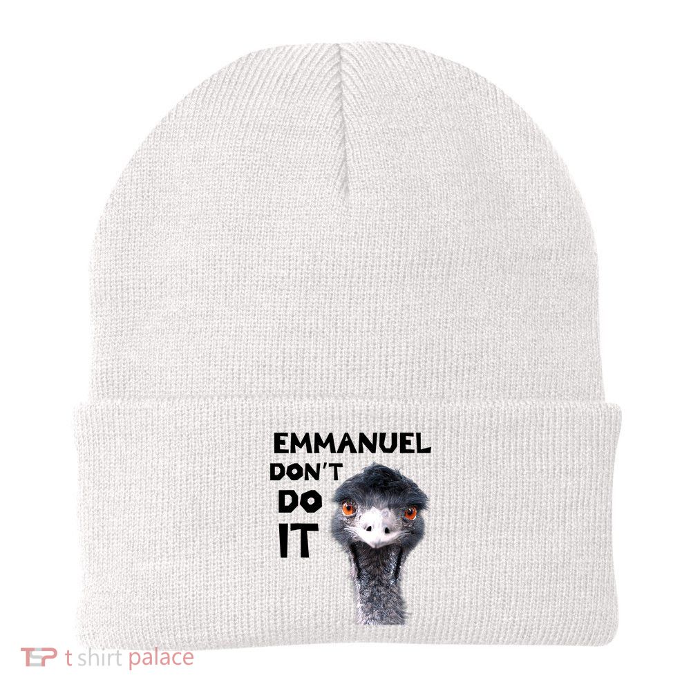 Emmanuel Don't Do It Viral Emu Beanie