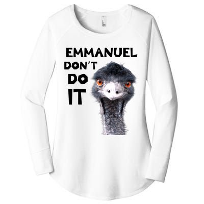 Emmanuel Don't Do It Viral Emu Women's Perfect Tri Tunic Long Sleeve Shirt