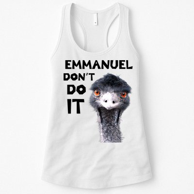 Emmanuel Don't Do It Viral Emu Womens Tank Top
