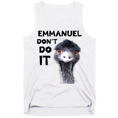 Emmanuel Don't Do It Viral Emu Tank Top