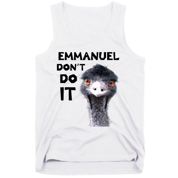 Emmanuel Don't Do It Viral Emu Tank Top