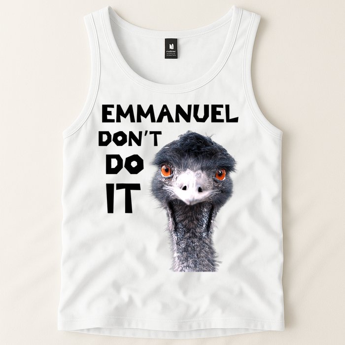 Emmanuel Don't Do It Viral Emu Tank Top